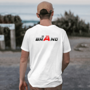 Gunjee Brand "Be a Brand" Premium Cotton T-Shirt (Double-Sided Print)