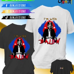 "I’m With Balen" T-Shirt – Nepali Political Supporter Tee | Gunjee Brand Design | Balen Shah Support | Fast Delivery in Poland