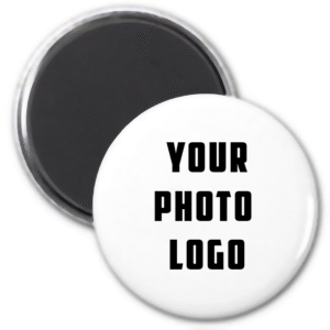 Personalized Refrigerator Magnets – Custom Photo & Design | Circle & Rectangle | Gunjee Store Poland