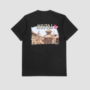Gunjee® Brand T-Shirt – Bhaktapur Temple Design | Nepali Style in Poland 🇳🇵🇵🇱