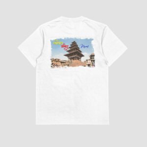 Gunjee Nepal Heritage T-Shirt – Bhaktapur Nyatapola Temple Print | For Nepali in Poland