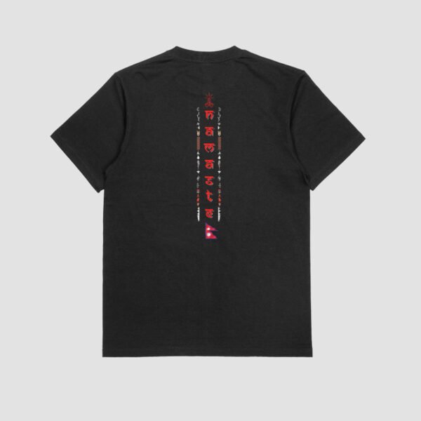 Gunjee® T-Shirt – Nepali “Namaste” Back Design | Custom Wear in Poland