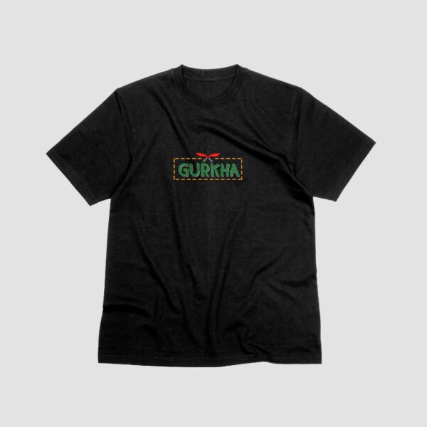 Gunjee Gurkha T-Shirt | जय महाकाली आयो गोर्खाली | Nepali Pride Wear in Poland - Image 3