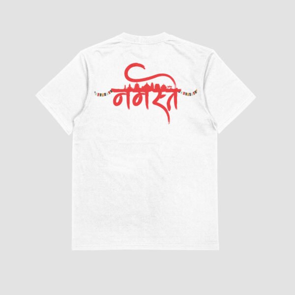 “Namaste” Nepali T-Shirt – Personalized Design or Photo | Made in Poland - Image 2