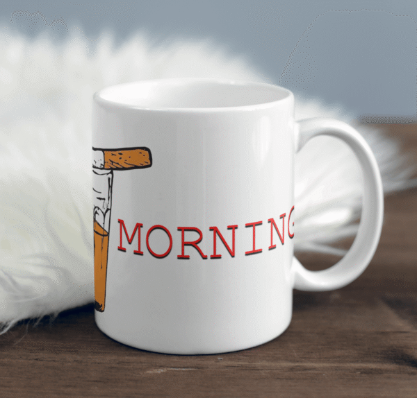 Good Morning Mug – Tea, Smoke & Vibes by Gunjee Store - Image 3