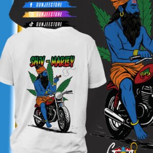 Shiv Marley – Lord Shiva x Bob Marley Fusion T-Shirt