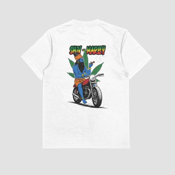 Shiv Marley – Lord Shiva x Bob Marley Fusion T-Shirt - Image 3