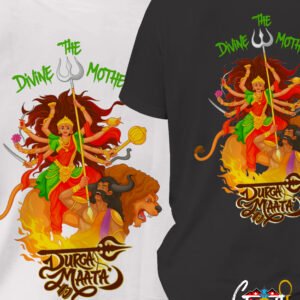 Durga Maata Dashain T-Shirt – Celebrate Nepalese Festival in Poland | Gunjee Store