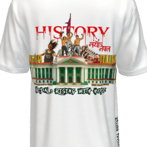 Singha Durbar Revolution T-Shirt – Nepal Rising with Hope | Tribute to Gen Z Protest