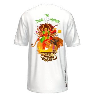 Durga Maata Dashain T-Shirt – Celebrate Nepalese Festival in Poland | Gunjee Store