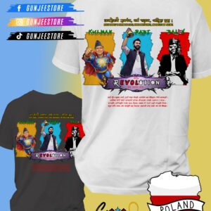 New Young Leaders of Nepal” T-Shirt – Rabi Lamichhane, Balen Shah & Kulman Ghising | Nepal Pride Wear in Poland