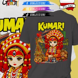 Lord Kumari Newari Culture T-Shirt | Nepali Traditional Design in Poland